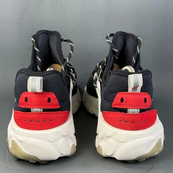 Nike React Presto Black Phantom Red athletic sneaker shoes men's size 11