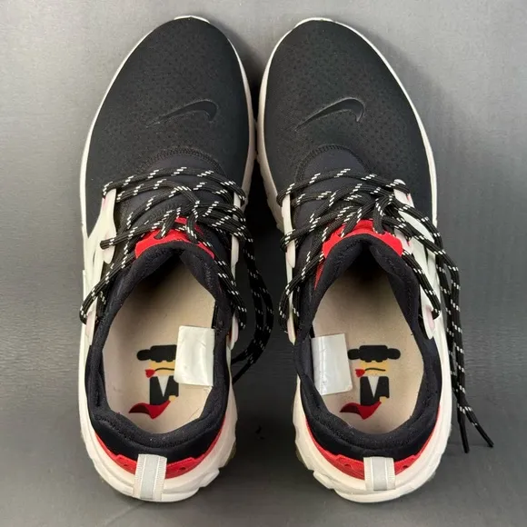 Nike React Presto Black Phantom Red athletic sneaker shoes men's size 11