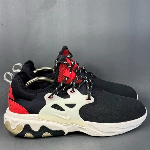 Nike React Presto Black Phantom Red athletic sneaker shoes men's size 11