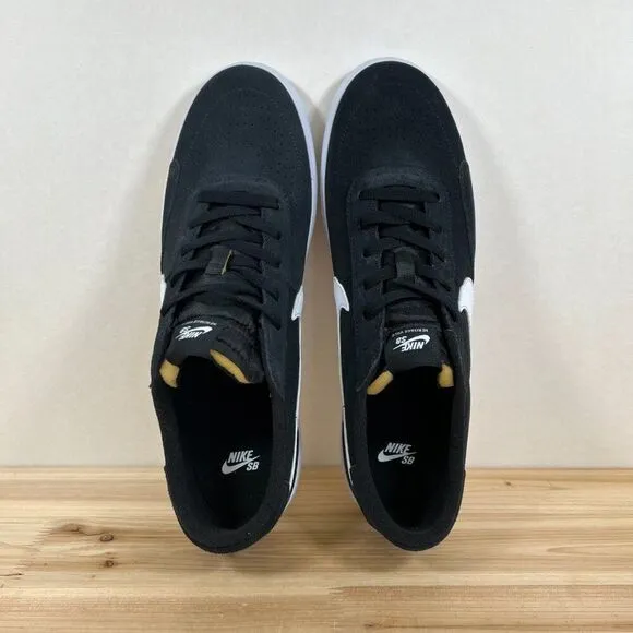 Nike SB Heritage Vulc casual classic Skate shoes Mens 13 Black white NEW
