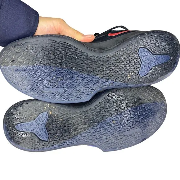 Nike shoes men’s 12 Mamba Fury Black Racer Blue ‎ basketball shoes athletic