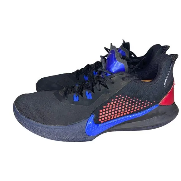 Nike shoes men’s 12 Mamba Fury Black Racer Blue ‎ basketball shoes athletic