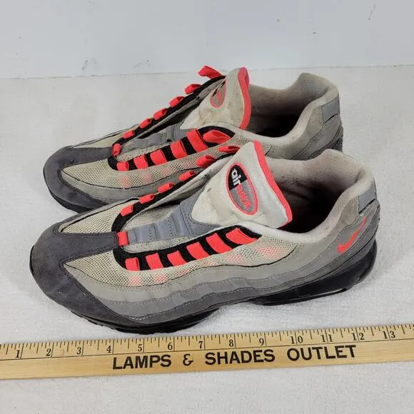 Nike Shoes Mens Size 10.5 Air Max 95 OG Solar Red AT2865-100 Athletic Sneakers