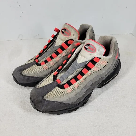 Nike Shoes Mens Size 10.5 Air Max 95 OG Solar Red AT2865-100 Athletic Sneakers