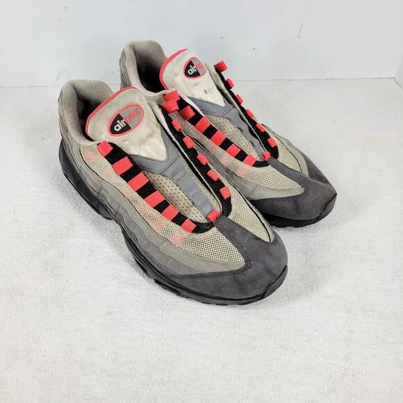 Nike Shoes Mens Size 10.5 Air Max 95 OG Solar Red AT2865-100 Athletic Sneakers