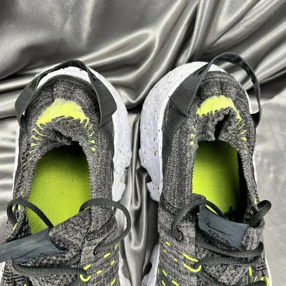 Nike Space Hippie 04 Sneakers Mens Sz 11 Black/Black Volt-White Shoes CZ6398-010