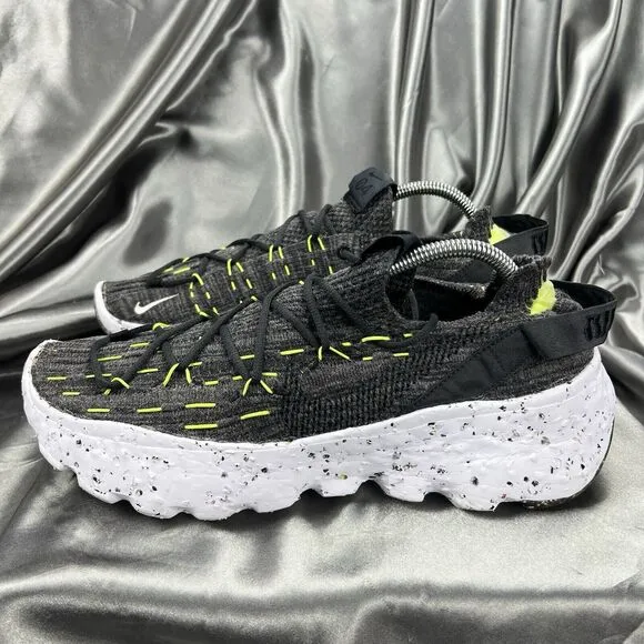 Nike Space Hippie 04 Sneakers Mens Sz 11 Black/Black Volt-White Shoes CZ6398-010