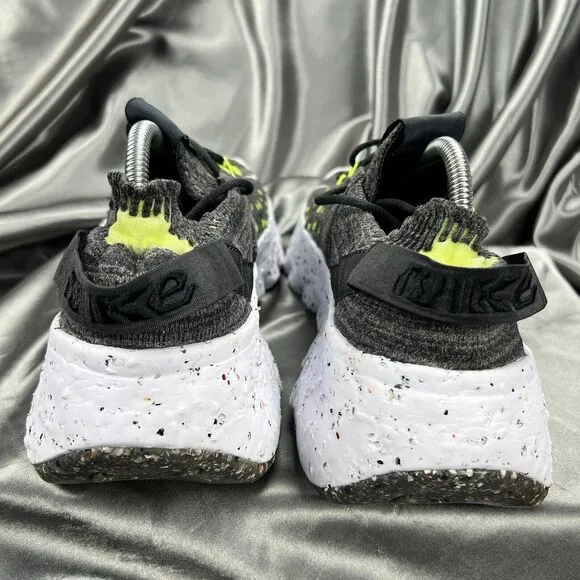 Nike Space Hippie 04 Sneakers Mens Sz 11 Black/Black Volt-White Shoes CZ6398-010