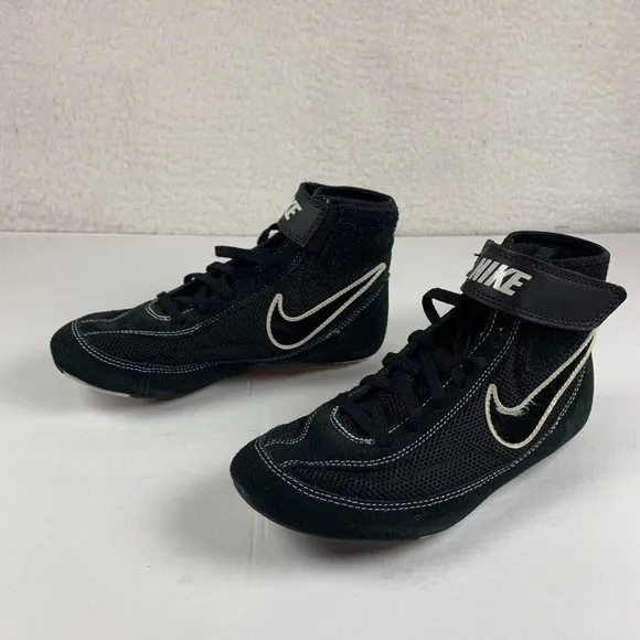 Nike Speedsweep VII BG Kid's‎ Wrestling Shoes US Size 3.5 Black/White Nib S0380