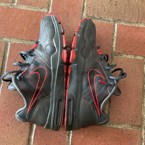 Nike Trainer 1.2 Low Manny Pacquaio Men's Black &amp; Red Athletic Shoes
