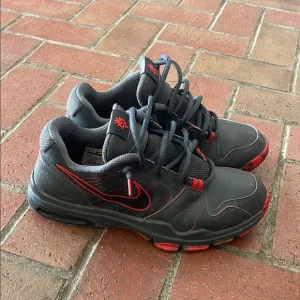 Nike Trainer 1.2 Low Manny Pacquaio Men's Black &amp; Red Athletic Shoes