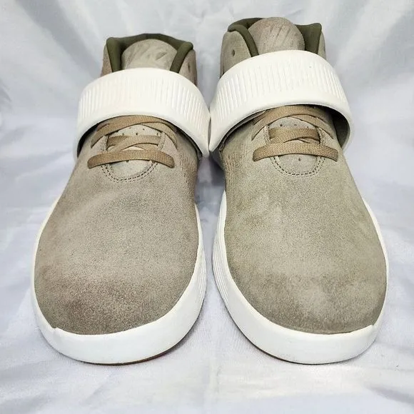 Nike Ultra XT Suede Shoes Bamboo Olive Desert 819671-200 Clean Rare Mens Size 10