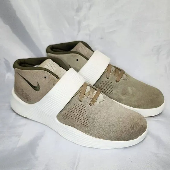 Nike Ultra XT Suede Shoes Bamboo Olive Desert 819671-200 Clean Rare Mens Size 10