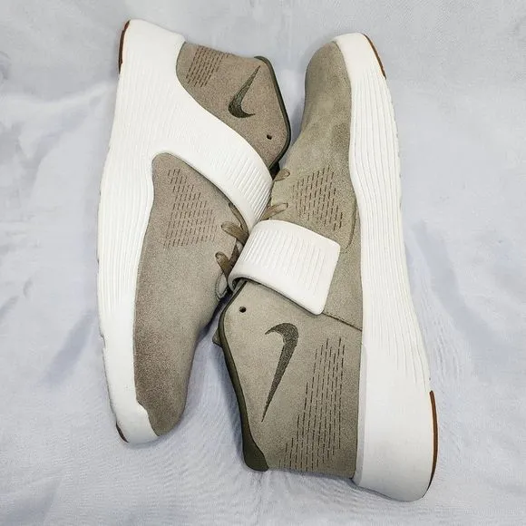 Nike Ultra XT Suede Shoes Bamboo Olive Desert 819671-200 Clean Rare Mens Size 10