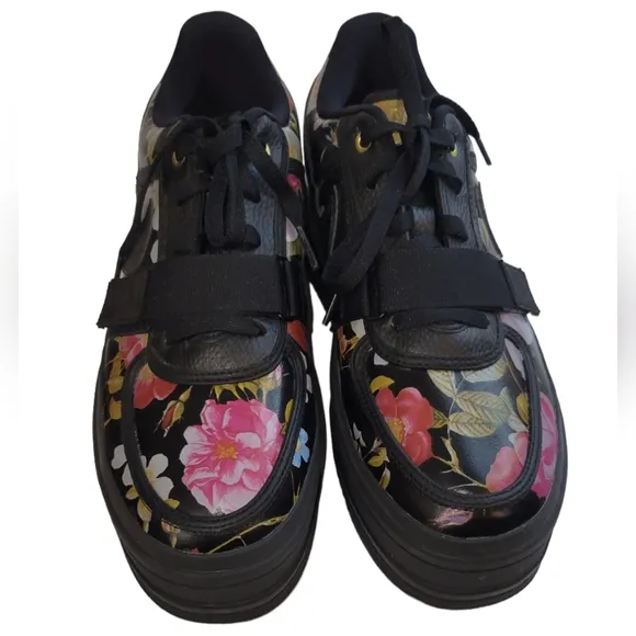 Nike Vandal 2K Floral Black Platform Shoes Size 12