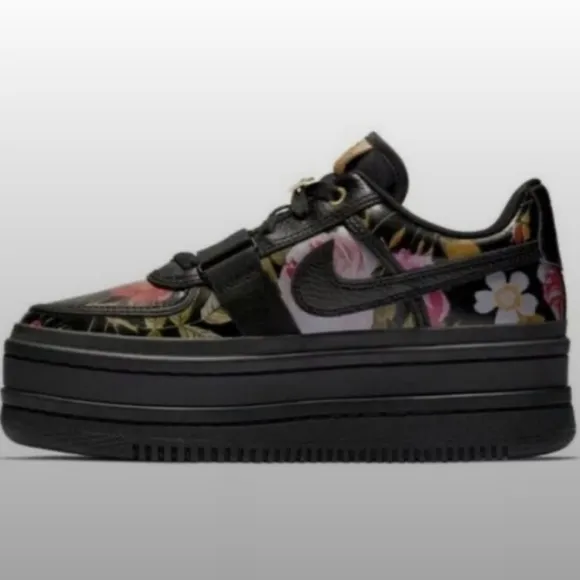 Nike Vandal 2K Floral Black Platform Shoes Size 12