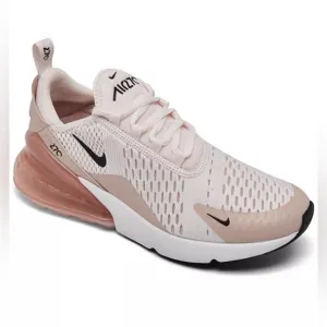 Nike Women's Air Max 270 Casual Sneakers Light Pink, Pink Ox, Black Size 7 LNC