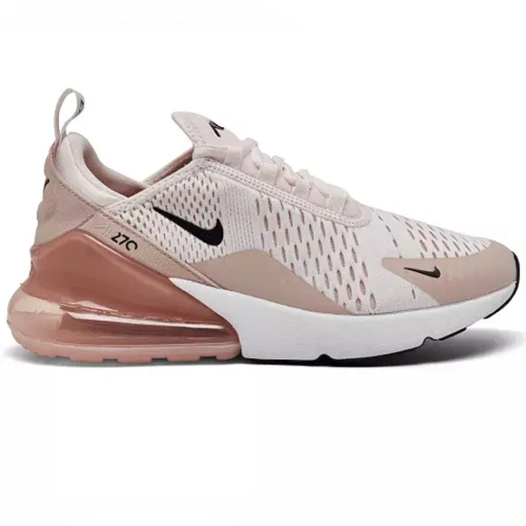 Nike Women's Air Max 270 Casual Sneakers Light Pink, Pink Ox, Black Size 7 LNC