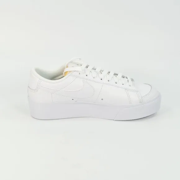 Nike Women's Blazer Low Platform 'Triple White' DJ0292-100 Leather 2021 6 - 12