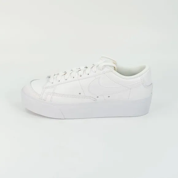 Nike Women's Blazer Low Platform 'Triple White' DJ0292-100 Leather 2021 6 - 12