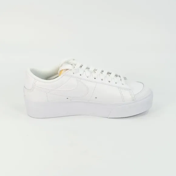 Nike Women's Blazer Low Platform 'Triple White' DJ0292-100 Leather 2021 6 - 12