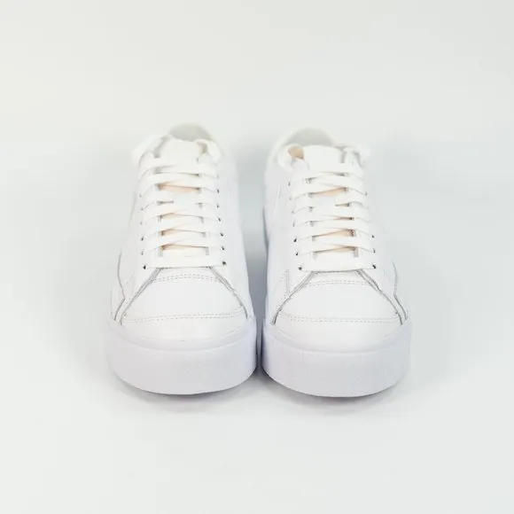 Nike Women's Blazer Low Platform 'Triple White' DJ0292-100 Leather 2021 6 - 12