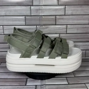 Nike Women's Green Icon Classic Platform Sandal DH0224-301 Shoe Size 10 NEW