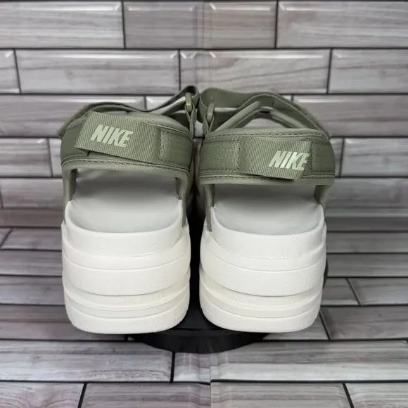Nike Women's Green Icon Classic Platform Sandal DH0224-301 Shoe Size 10 NEW