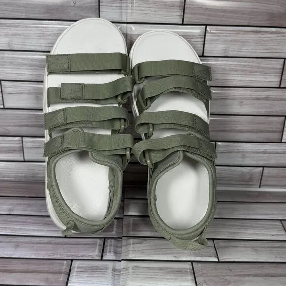 Nike Women's Green Icon Classic Platform Sandal DH0224-301 Shoe Size 10 NEW