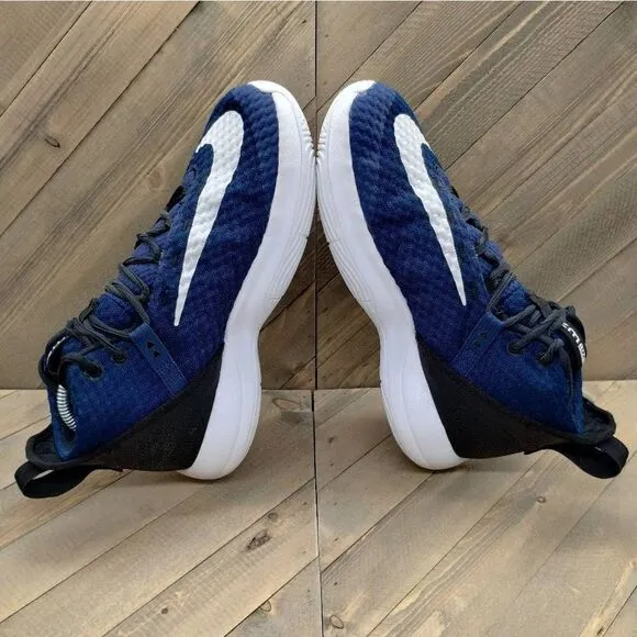 Nike Zoom Rize TB Basketball Sneakers‎ Mens Size 8 Blue White Athletic Shoes