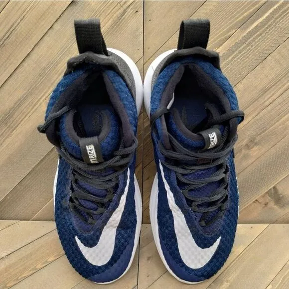 Nike Zoom Rize TB Basketball Sneakers‎ Mens Size 8 Blue White Athletic Shoes
