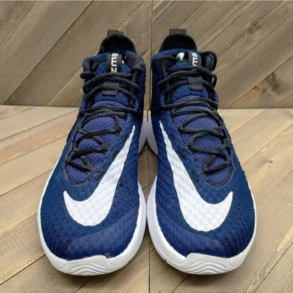 Nike Zoom Rize TB Basketball Sneakers‎ Mens Size 8 Blue White Athletic Shoes