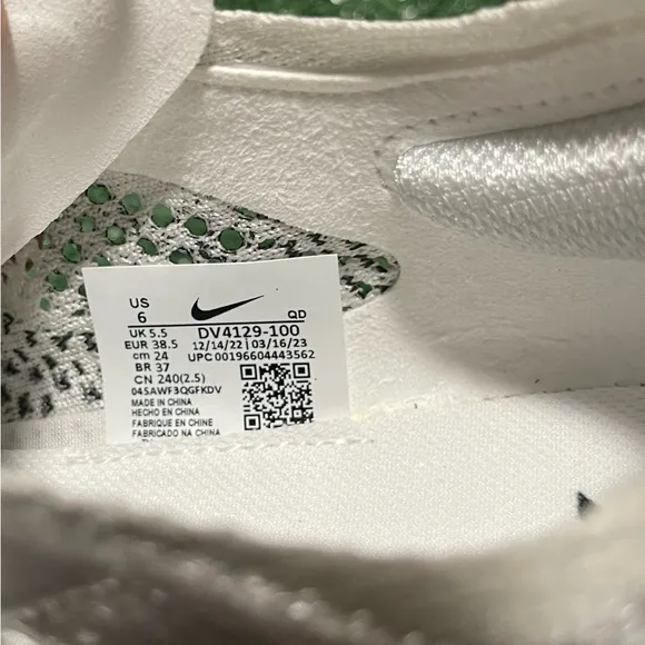 Nike ZoomX  VaporFly Next% 3 White Grey Men's Athletic Shoes DV4129 100 Size 6