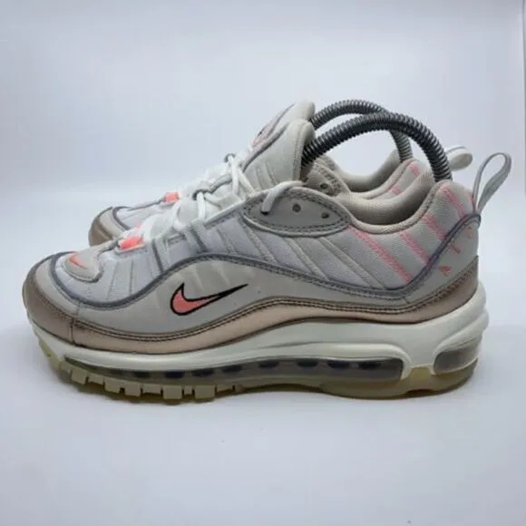 Nike Air Max 98 Rose Gold Women’s Size 7 Athletic Running Shoes CI9907-100