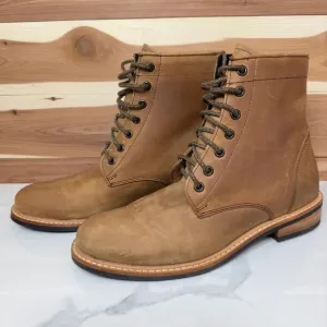 Nisolo Women's All-Weather Amalia Leather Boot color Tobacco size 9