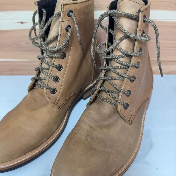 Nisolo Women's All-Weather Amalia Leather Boot color Tobacco size 9