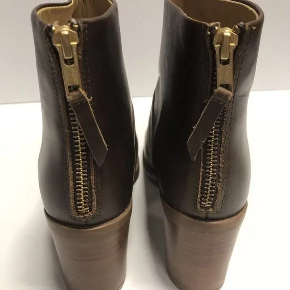 Nisolo Women’s Dari, Brown Leather Ankle Boots, Size 9.5 M