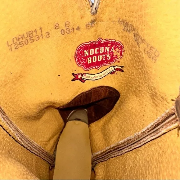 Nocona Boots Women's Brown Auburn University Western Boots - Size 8B