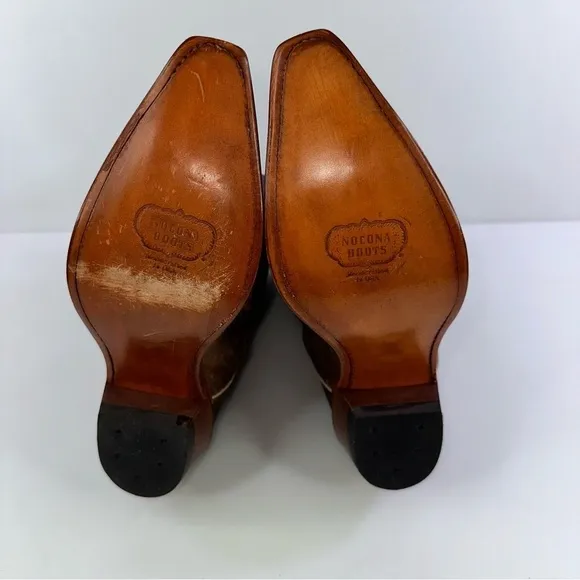 Nocona Boots Women's Brown Auburn University Western Boots - Size 8B