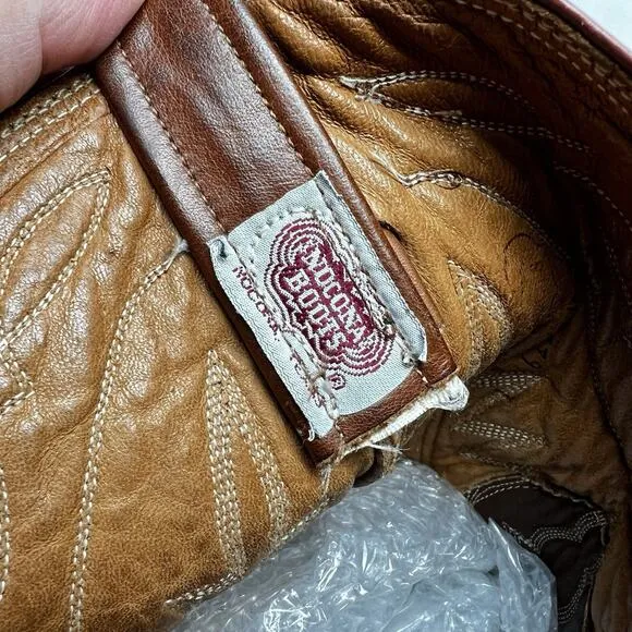 Nocona Cognac Western Boots Men's Size 10 Conditioned