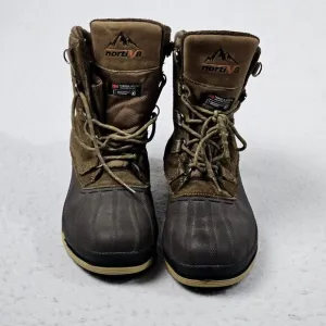 Nortiv 8 Men's Size 11 Winter Snow Boots Outdoor Waterproof Work Chore Gorp