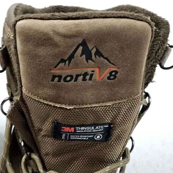 Nortiv 8 Men's Size 11 Winter Snow Boots Outdoor Waterproof Work Chore Gorp
