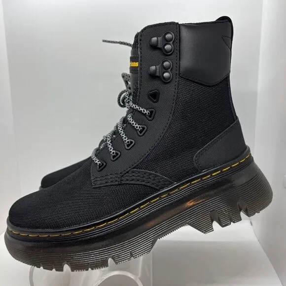NWB DOC Dr. Martens Combat Boots Air Wair TARIK Black Extra Tough 27017001 W 6