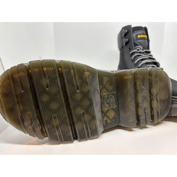 NWB DOC Dr. Martens Combat Boots Air Wair TARIK Black Extra Tough 27017001 W 6
