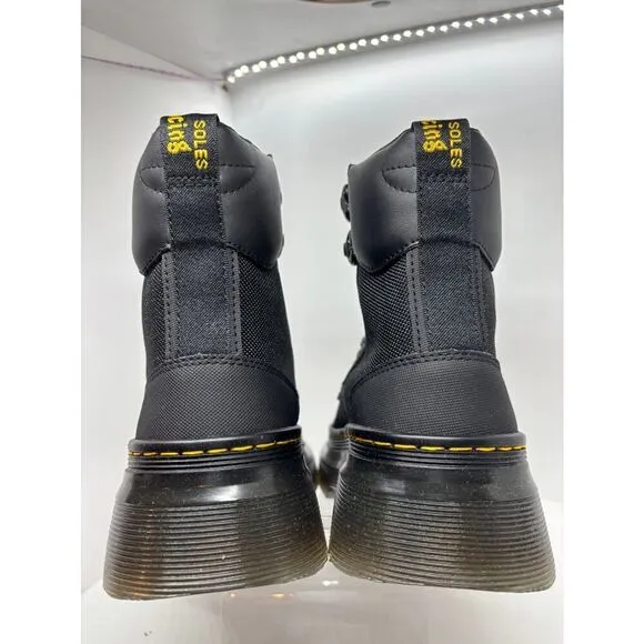 NWB DOC Dr. Martens Combat Boots Air Wair TARIK Black Extra Tough 27017001 W 6