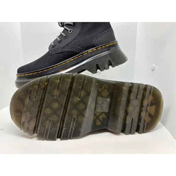 NWB DOC Dr. Martens Combat Boots Air Wair TARIK Black Extra Tough 27017001 W 6
