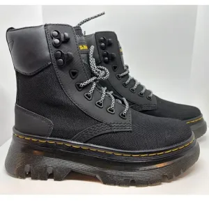 NWB DOC Dr. Martens Combat Boots Air Wair TARIK Black Extra Tough 27017001 W 6