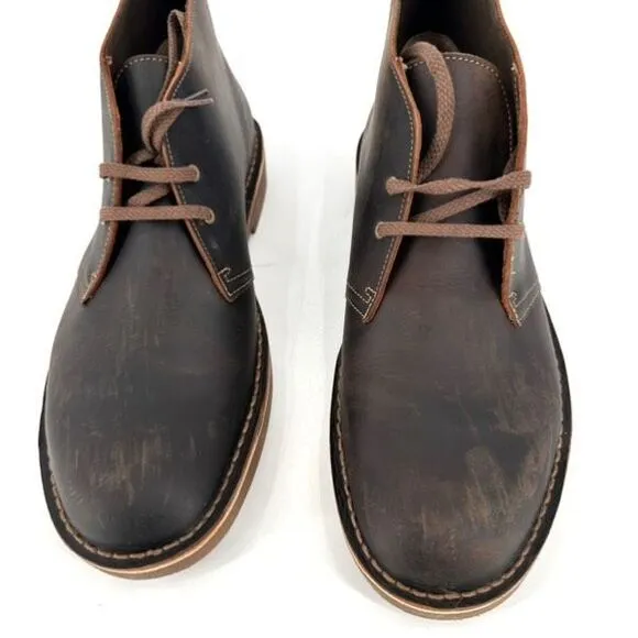 NWOB Clarks Men's Bushacre 2 Chukka Boot Brown Size 11B Beeswax NEW NWOT