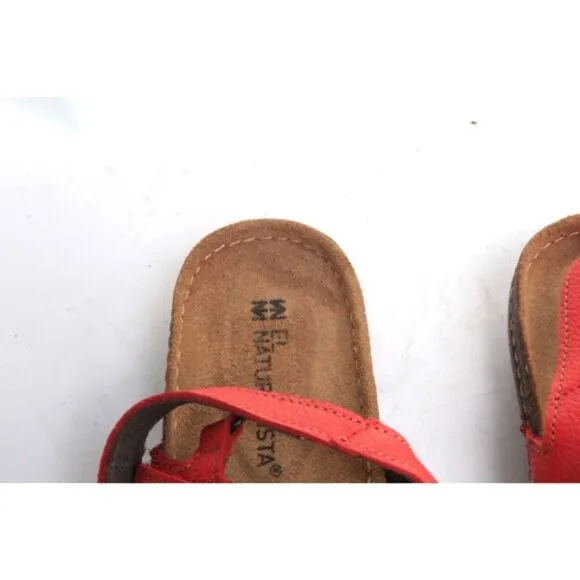 NWOB el naturalista elnaturalista sandals shoes  womens Slip On Red sz 36 us 6