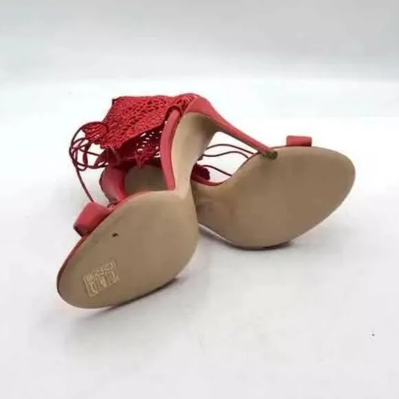 NWOT Casadei Crochet Leather Sandals size 6